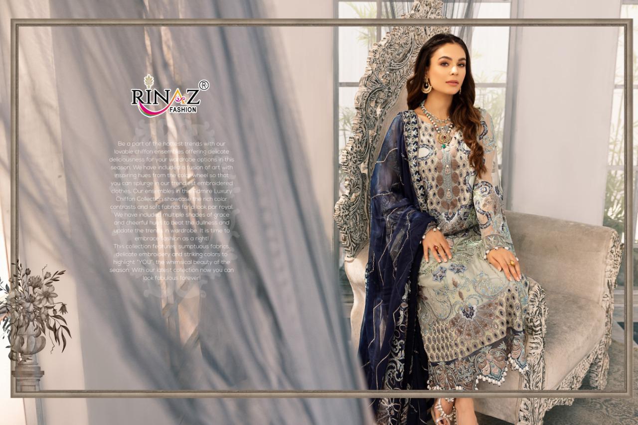 Rinaz Jazmin 16  Latest Fancy Designer Pakistani Salwar Suit Collection